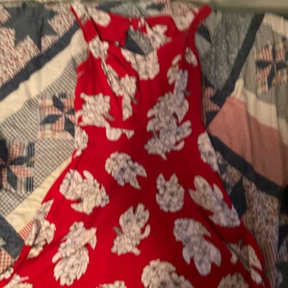 Lilo and stich, stich themed red dress
